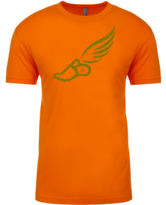 TRACKSTAR by Noey Classic Orange Track Spike Gold Logo