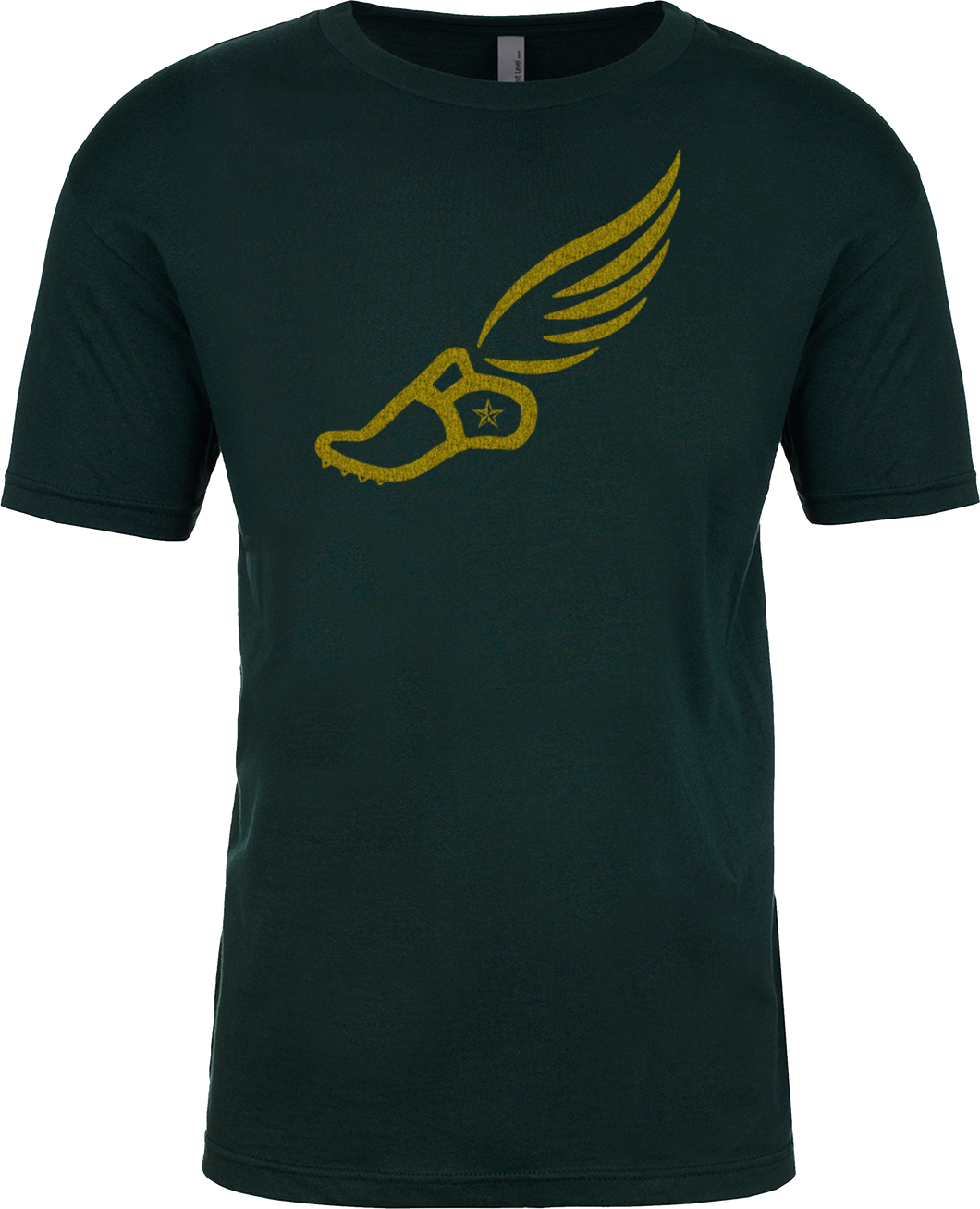 TRACKSTAR by Noey Forest Green Track Spike Gold Logo