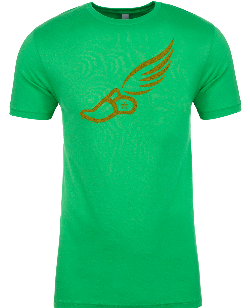 TRACKSTAR by Noey Kelly Green Track Spike Gold Logo