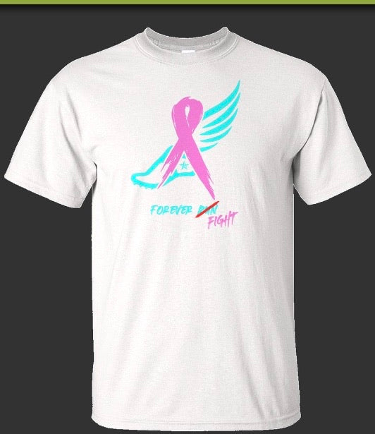 Trackstar by Noey  Breast Cancer Awareness  Forever Fight: Pink Ribbon